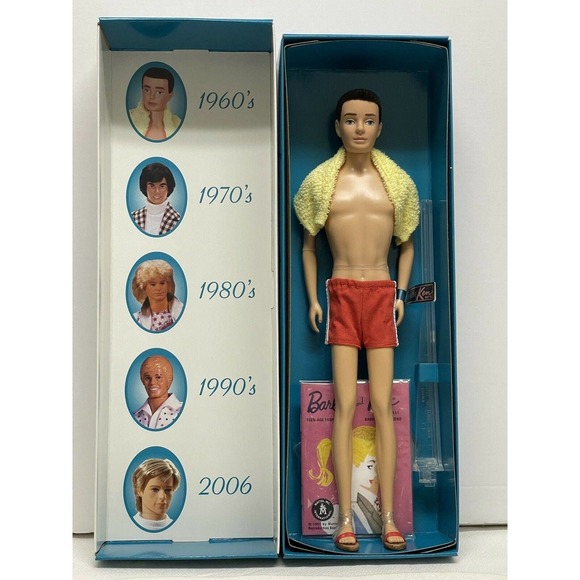 Ken Mattel 2006 45th Anniversary Ken Doll #J0953 Swim Trunks and